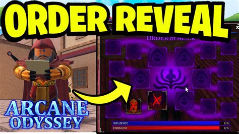 Next Order Reveal Arcane Odyssey YouTube