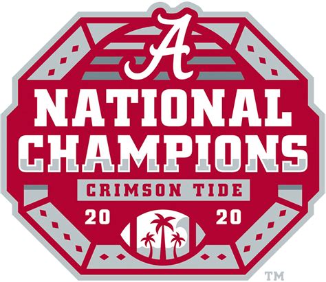 Alabama Crimson Tide Champion Logo Ncaa Division I A C Ncaa A C