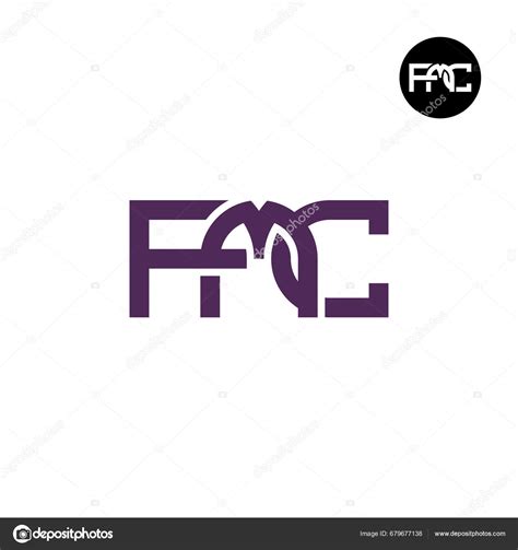 Letter Fmc Monogram Logo Design Stock Vector By Rajifstock