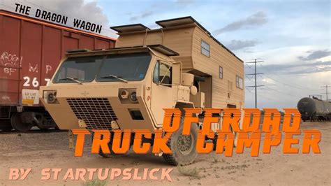 The DragonWagon, A DIY Frankenstein Military Truck Camper - YouTube