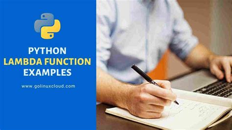 Python lambda function - with simple examples | GoLinuxCloud