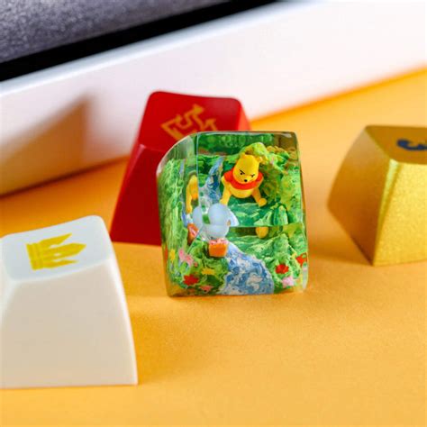 Winnie The Pooh Artisan Keycap Hirosart Keycaps Studio