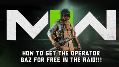 Modern Warfare Ii How To Get The Gaz Operator Skin For Free In The