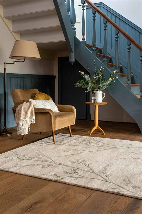 Laura Ashley Rug Pussy Willow Hedgerow Green 79807 Luxury Rug Store