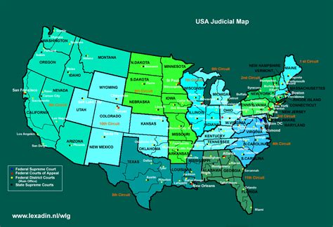 Map United States District Courts - Direct Map