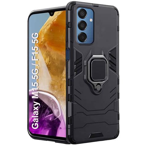 Thetkart Tough Armor Bumper Back Case Cover For Samsung Galaxy M15