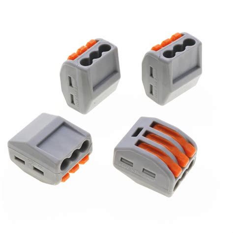 2020 Wago 222 413 Universal Compact Wire Wiring Connector Vse 413 3 Pin Conductor Terminal Block