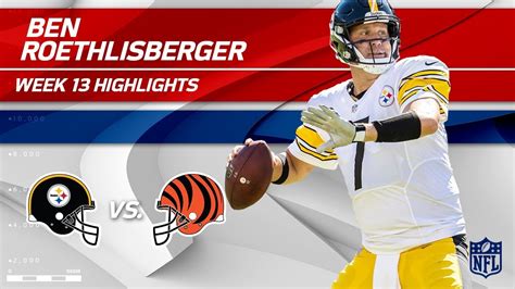 Ben Roethlisberger S 17 Pt Comeback Win Vs Cincy Steelers Vs