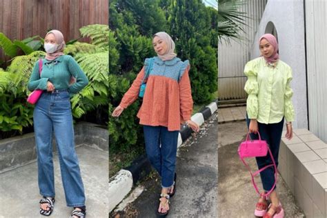 Inspirasi Outfit Hijab Cewek Kue Ala Nira Novianti Mudah