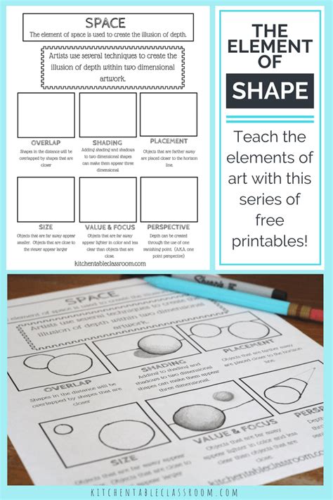 Introduction To The Element Of Space With Free Printable The Kitchen