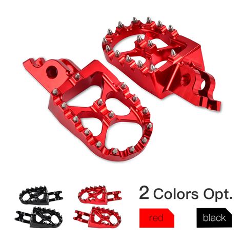 Foot Pegs Pedals Rests Footpegs For Honda CRF250R CRF250X CRF450R