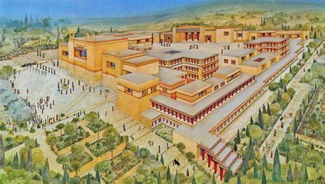 Minoan Civilization Minoan Civilization The Palace Of Knossos Around