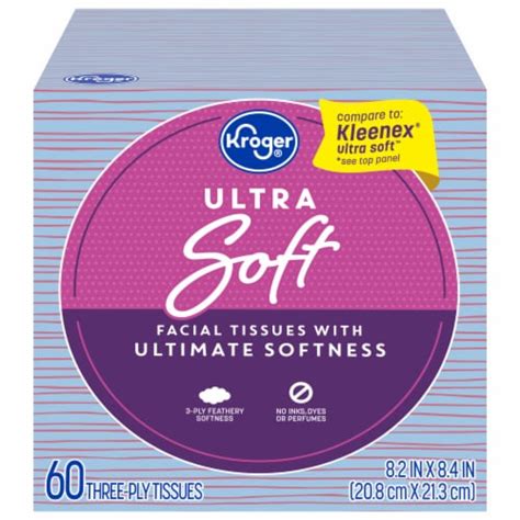 Kroger® Ultra Soft Facial Tissues 60 Ct King Soopers