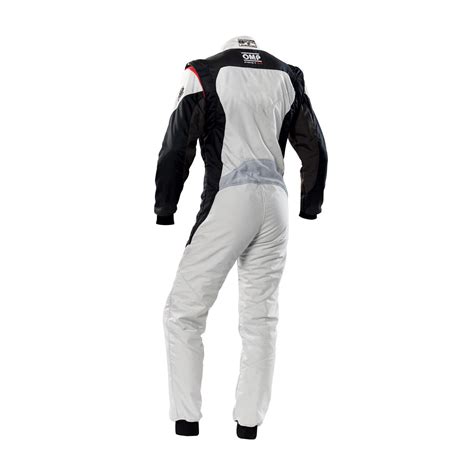 Omp Italy First Evo My20 Racing Suit Silver Fia Homologation Silver