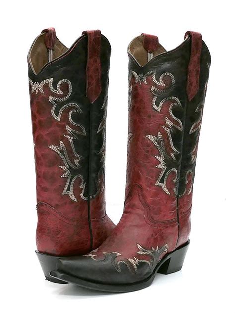 Red And Black Cowgirl Boots Store