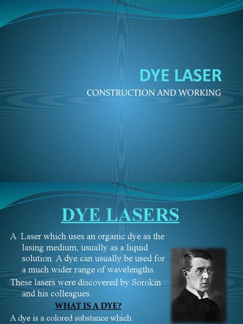 Dye Lasers | PDF | Laser | Physical Sciences