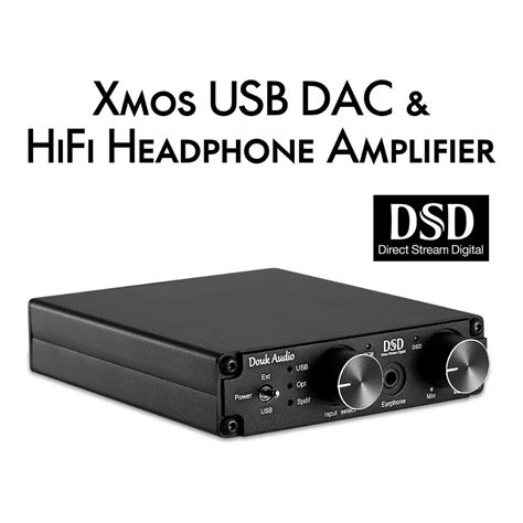 XMOS USB DAC 오디오 디코더 DSD1796 HiFi 헤드폰 앰프 SPDIF 볼륨 컨트롤