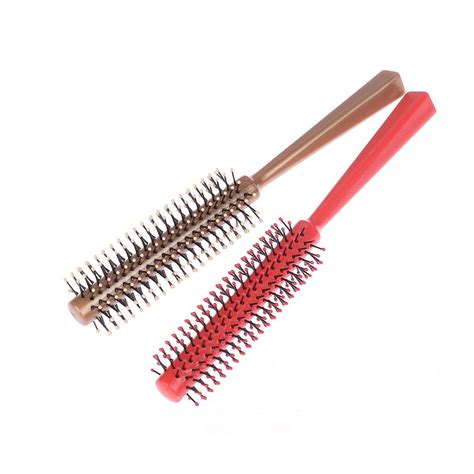 1 Piece Small Round Hair Brush for Thin or Short Hair Round Nylon Hair Brush - Walmart.com