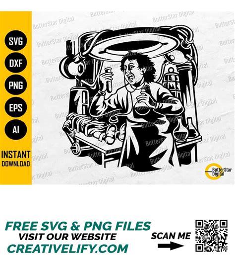 Victor Frankenstein Svg Frankenstein Scene Svg Horror T Inspire