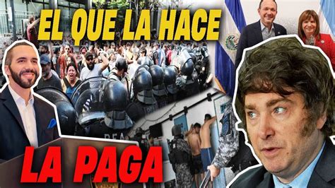 JAVIER MILEI APLICA El PLAN BUKELE En ARGENTINA YouTube