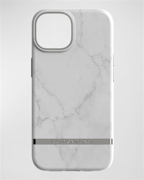 Richmond & Finch White Marble Antimicrobial Case, iPhone 14 | Neiman Marcus