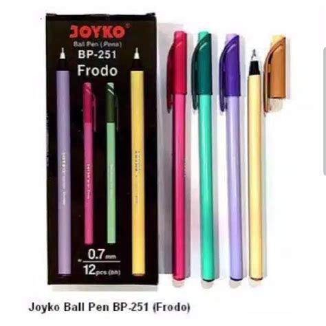 Jual Ball Pen Pulpen Pena Joyko BP 251 Frodo 0 7 Mm 1 Box 12 Pcs