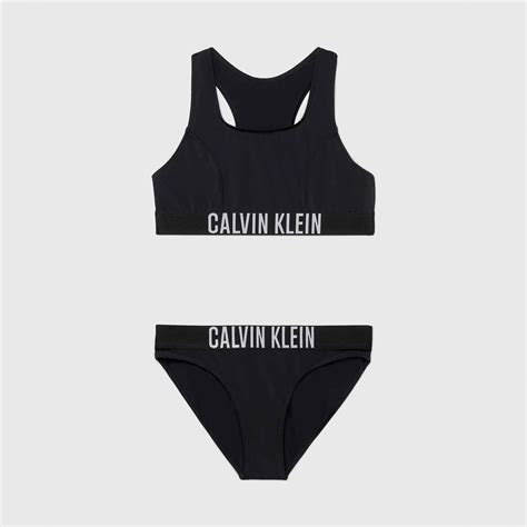 Calvin Klein Intense Power Ocuk Siyah Bikini Tak M Ocuk Mayo