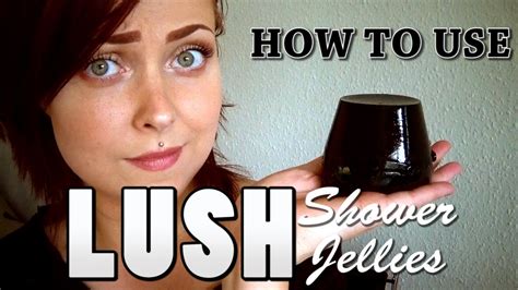 How To Use Lush Shower Jellies Thereallilium Youtube