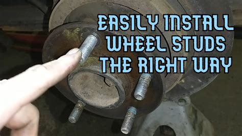 How To Use A Wheel Stud Installer