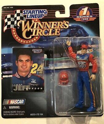 Dated 1998 JEFF GORDON 24 Winners Circle STARTING LINEUP 50th