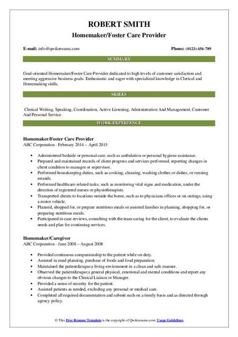 10 Homemaker Resume Samples And Templates For 2025