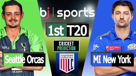 Seattle Orcas Vs MI New York 1st Match Prediction MLC 2024