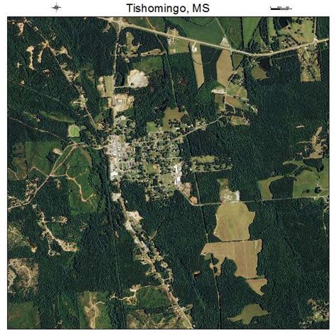 Aerial Photography Map of Tishomingo, MS Mississippi