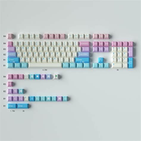 Buy Mintcaps Pbt Keycaps Keys Fairy Cherry Profile Keycaps Custom