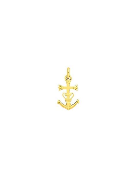 Pendentif Croix Camarguaise Or Jaune 18 Carats 750 1000