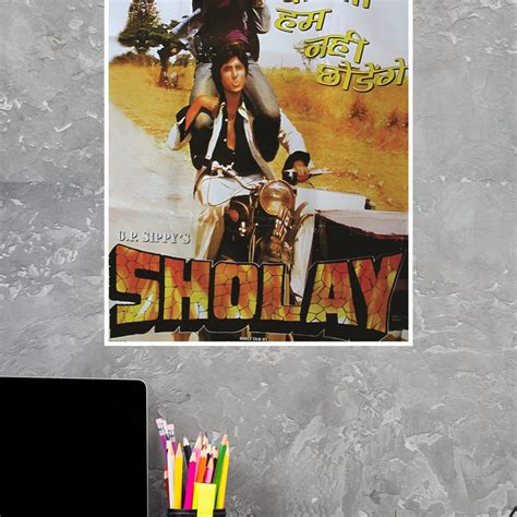 sholay  poster bollywood posters  poster valley