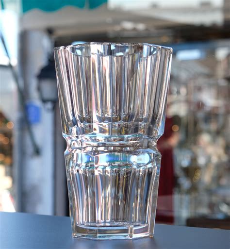 Nice Edith Vase Baccarat Crystal Galerie Maxime Parisian Flea Market