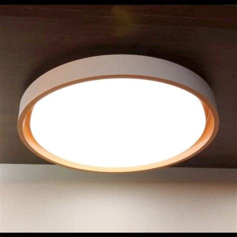 Plafon LED Redondo Branco e Dourado Ø51cm 48W 3000K 4000K 6000K Hevvy