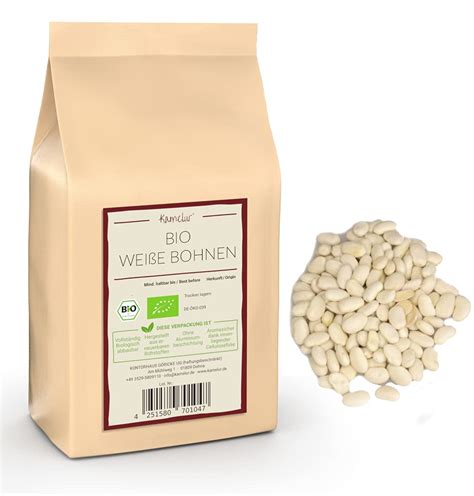 Kamelur 500g BIO weiße Bohnen getrocknet getrocknete Bohnen BIO ohne