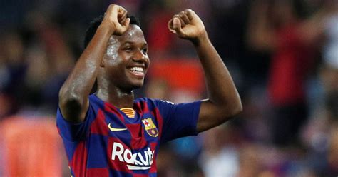 Football 16 Year Old Barcelona Starlet Ansu Fati Granted Spanish