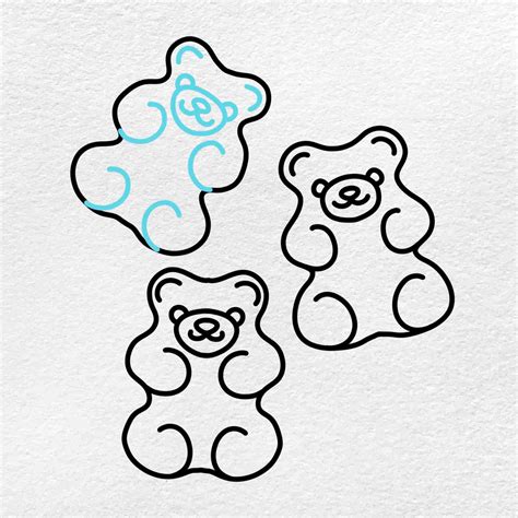 How To Draw The Gummy Bear - Buildingrelationship21