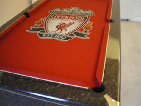 Liverpool FC Custom Design Pool Table Cloth - IQ