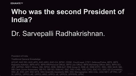 Who was the second President of India? -Traditional General Knowledge ...