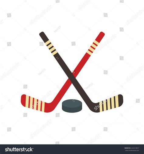 Crossed Hockey Sticks Vector at Vectorified.com | Collection of Crossed ...