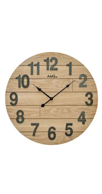 Horloge Murale Moderne Avec Mouvement Quartz De Ams Am W Neuf Eur