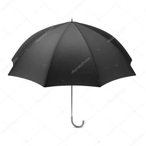 Guarda Chuva Preto Em Branco Fotografias De Stock Goir