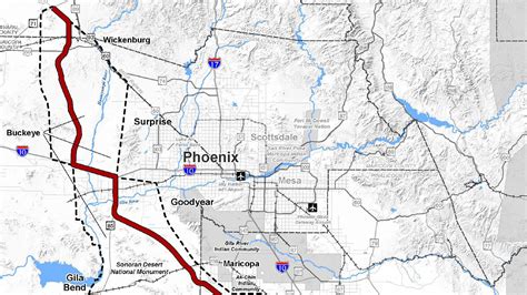 Interstate 11 Route Map