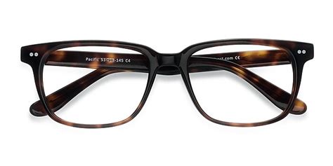 Pacific Rectangle Tortoise Full Rim Eyeglasses Eyebuydirect