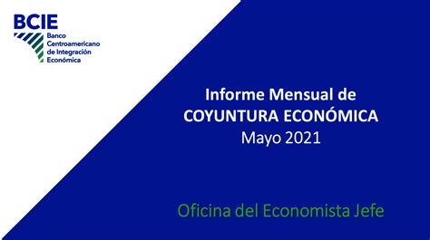 Informe Mensual De Coyuntura Econ Mica Presentaci N