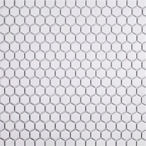 Bliss Edged Hexagon 1 Honeycomb Mosaic Floor Wall Tile Ceramic